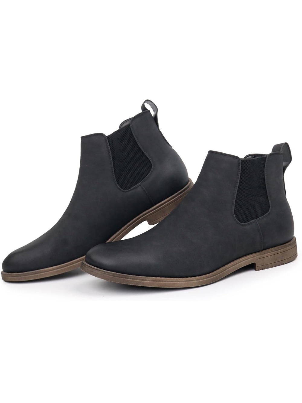 Hawkwell Men's Black Chelsea Boots - Sleek Slip-On Dress Boots